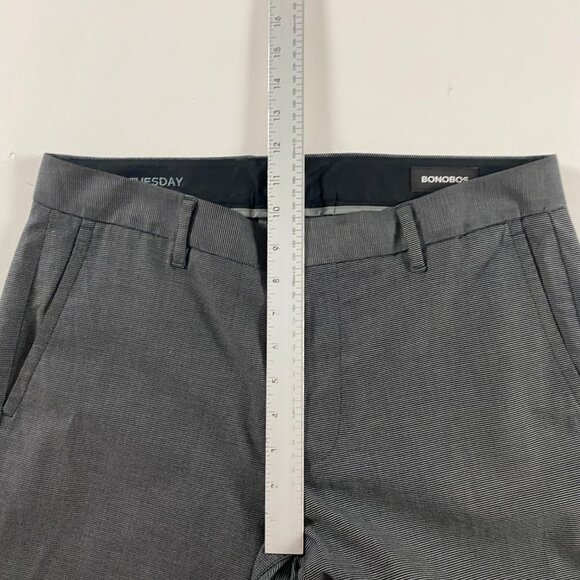 Bonobos Tuesday Pants Men's Size 31 x 30 Gray Dress Chino Slacks - Picture 9 of 12